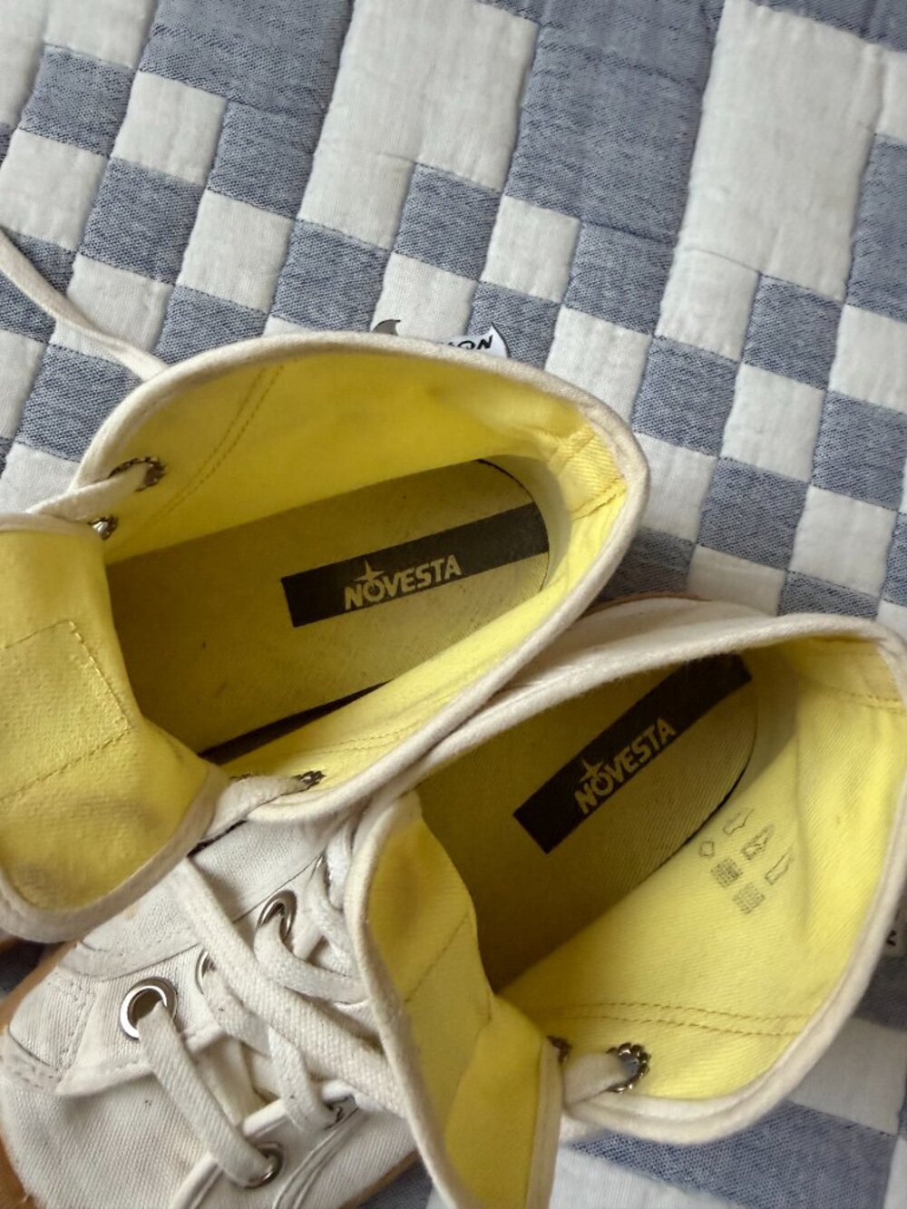 Novesta Star Dribble Sneaker, Cream, EU 37, US 6.5 - Picture 4 of 7